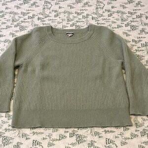 J. Crew Ribbed 100% Cashmere Sweater - Pistachio Green size M